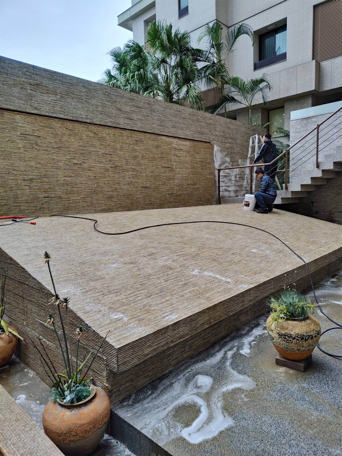 景觀池防水工程