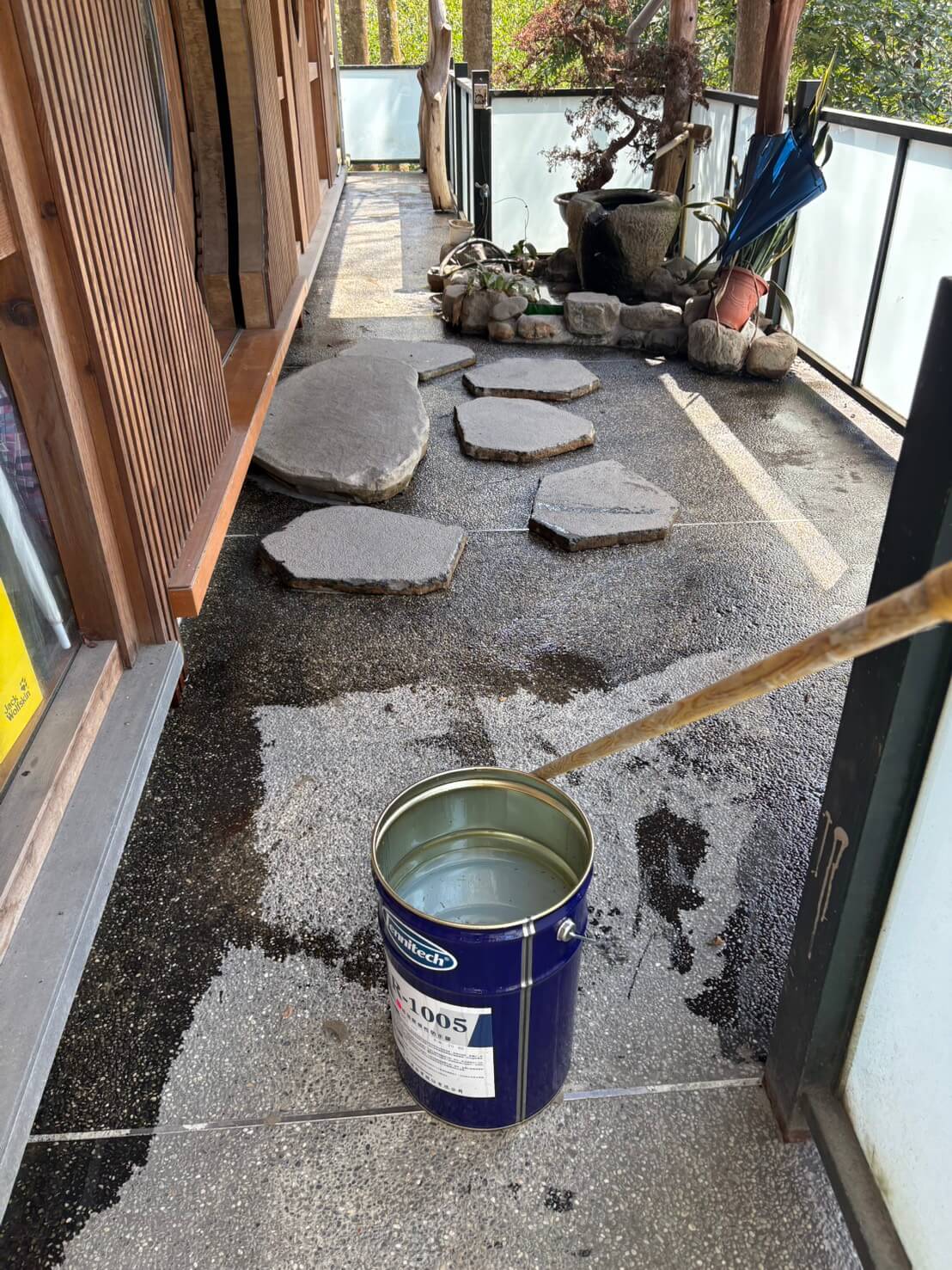 磨石子地防水工程