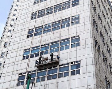 台中市北屯區萬寶商業大樓屋頂防水工程(施工前)
