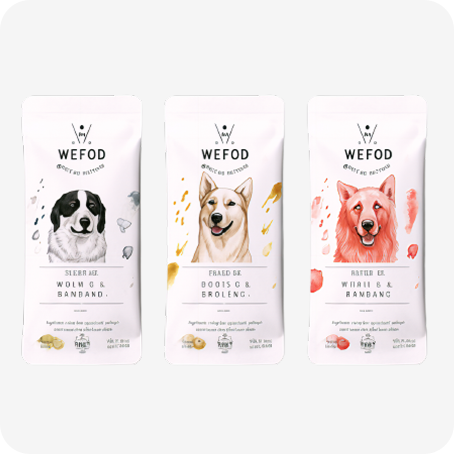 WEFOD 經典低敏肉乾系列｜黑白犬營養保健小點心 (100g)