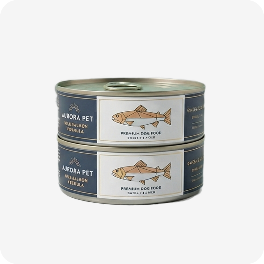 AURORA PET 極光寵物｜深海鮭魚低敏亮毛犬用主食罐 (400g)